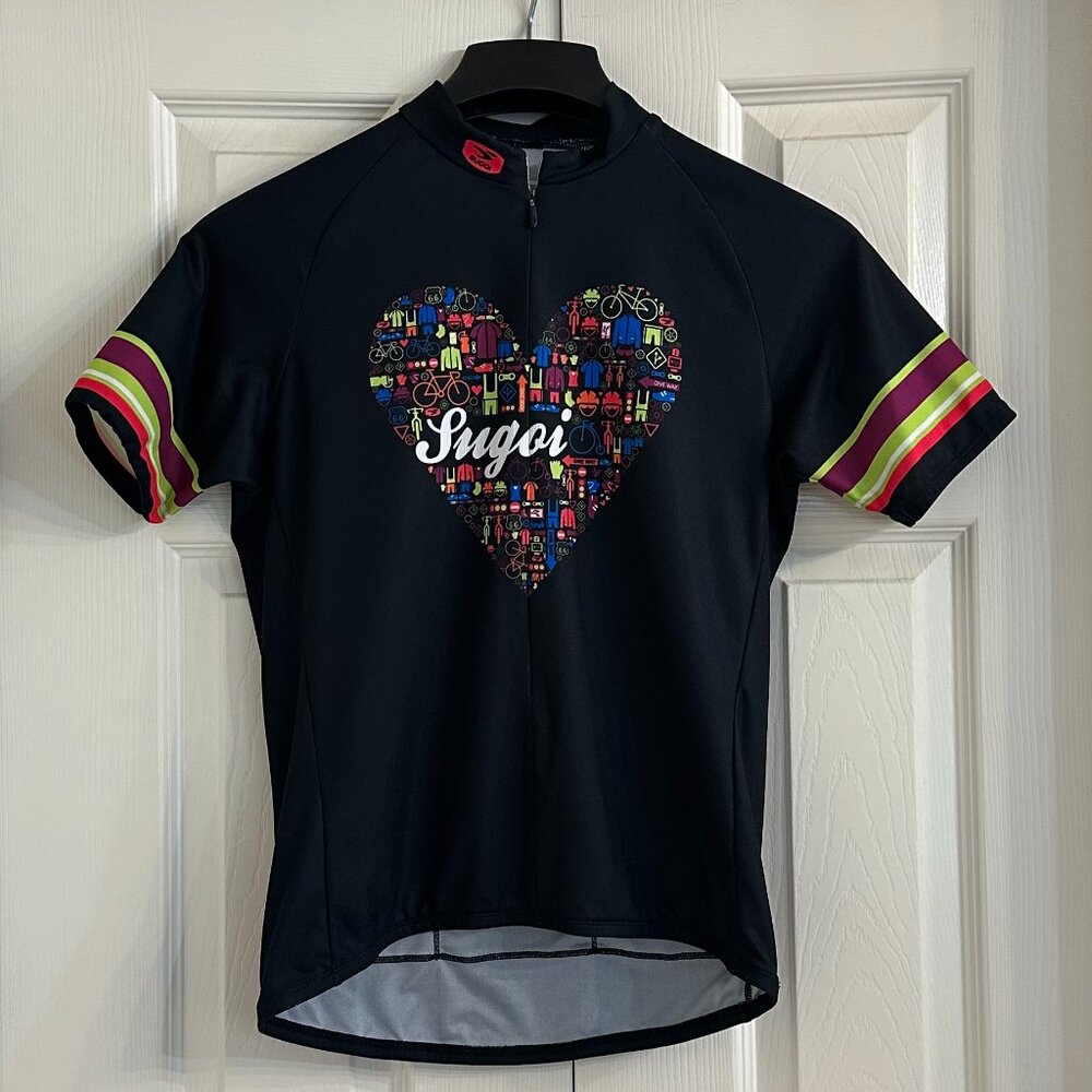 Sugoi Women's I Heart Bikes Jersey Size M